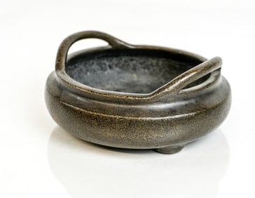 Chinese Qing Dynasty Bronze Censor