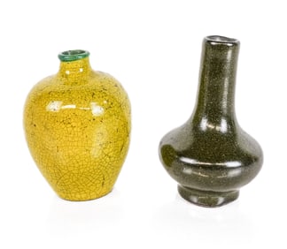 Chinese Two Diminutive Vases