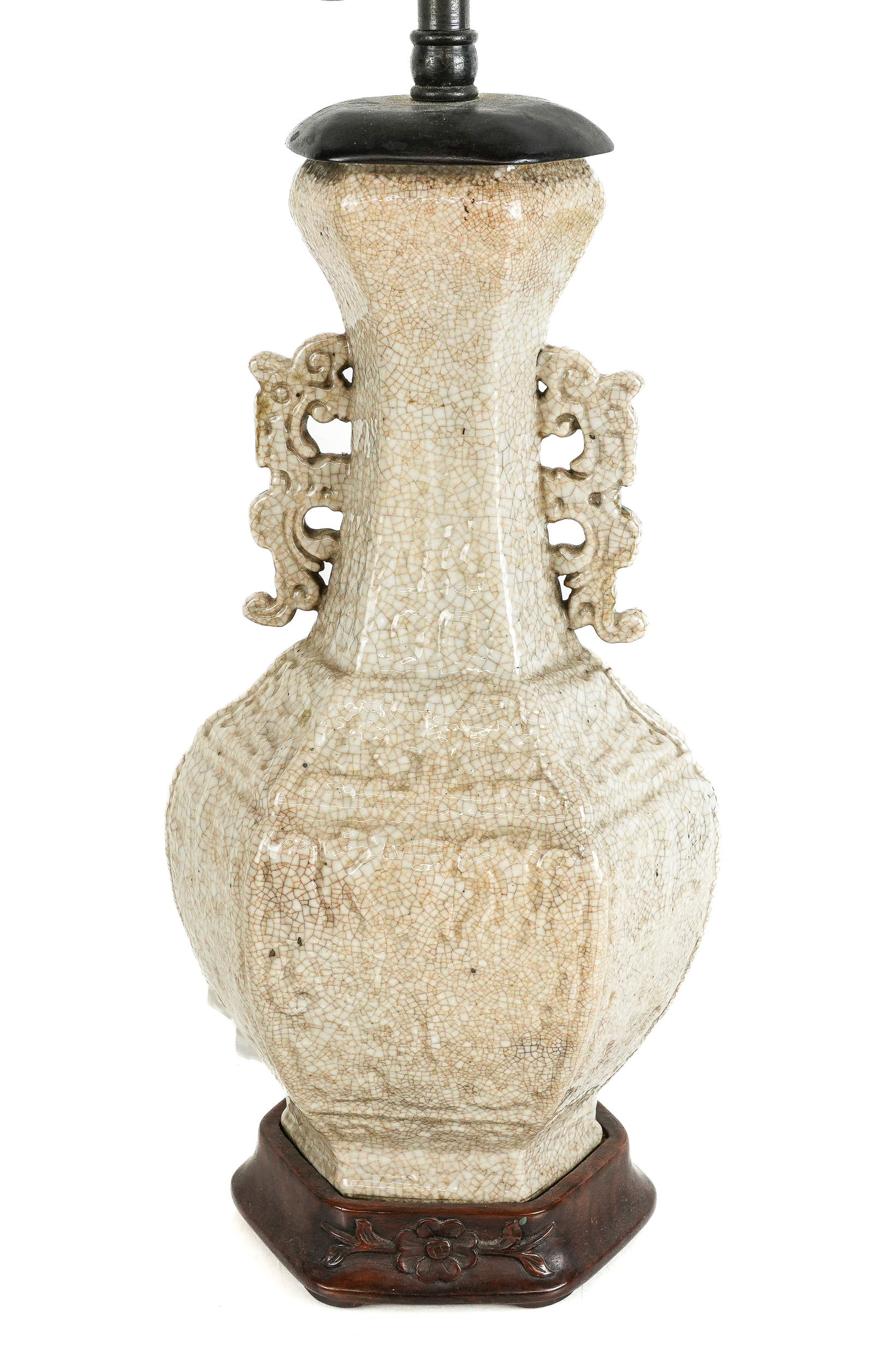 Chinese Porcelain Vase Mounted as a Lamp (1 of 13)