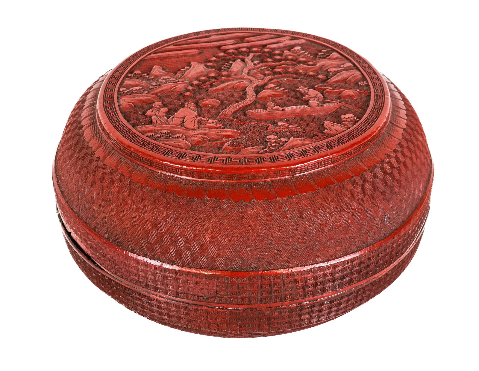 Chinese Qing Dynasty Cinnabar Box (1 of 15)