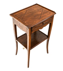 Italian Provincial Single-Drawer Stand