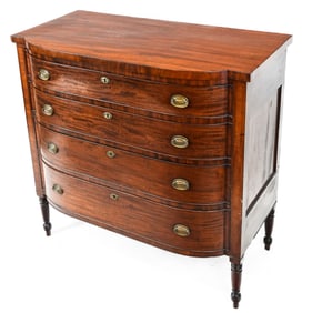 American Federal Mahogany Chest