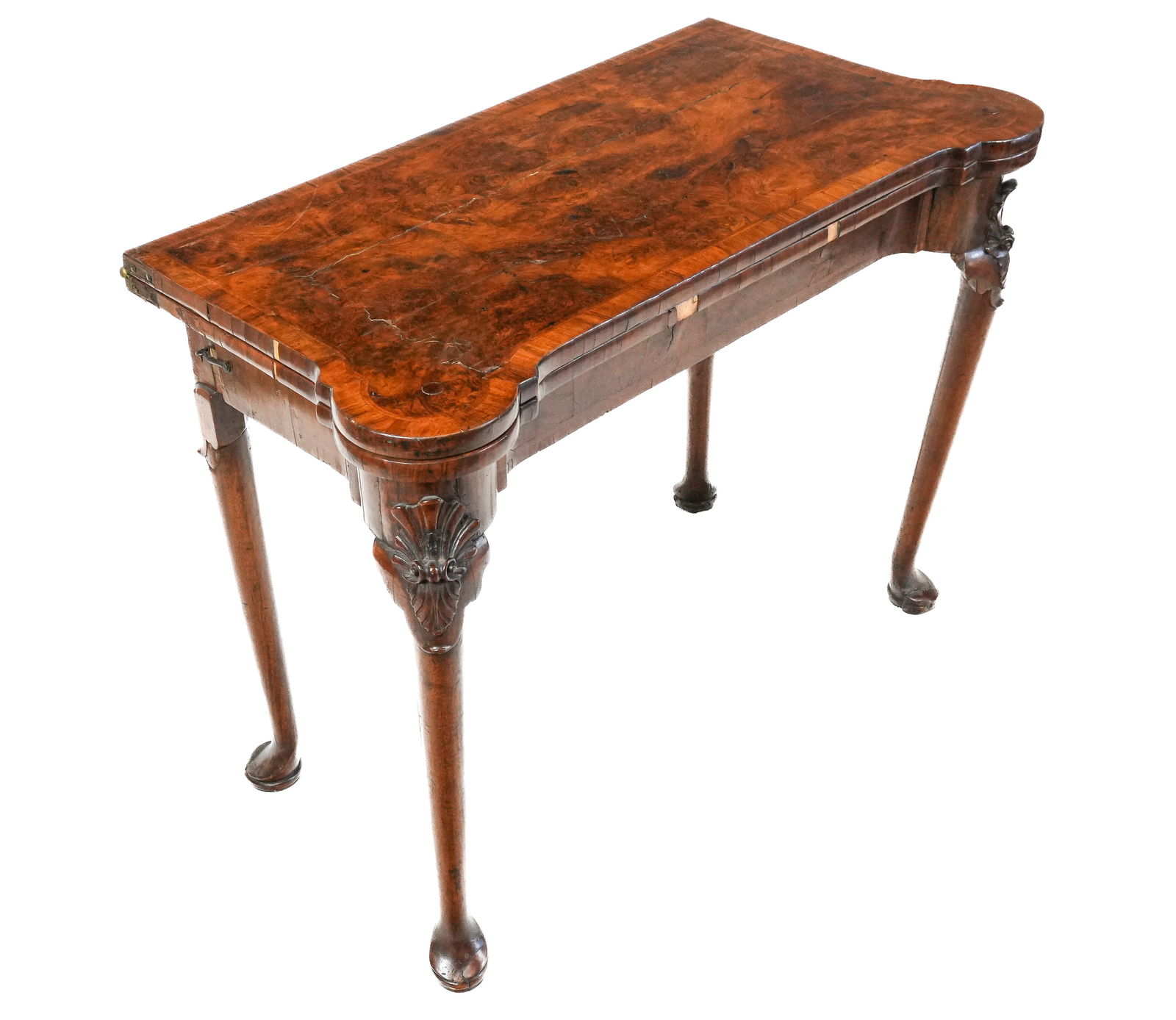 Queen Anne Mahogany Games Table (1 of 18)
