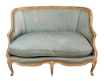 French Louis XV Painted Settee