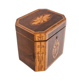 George III Inlaid Tea Caddy