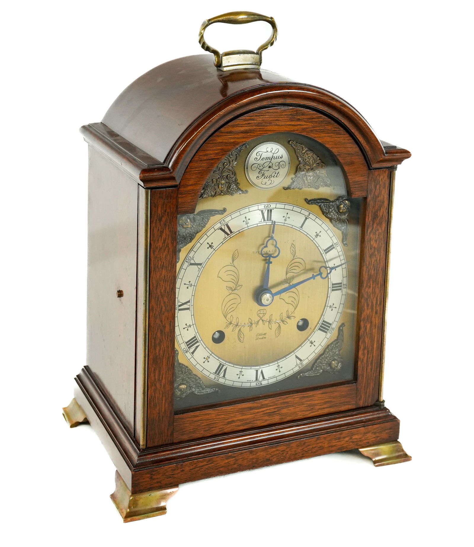Elliot London for Tiffany and Co. Bracket Clock (1 of 11)