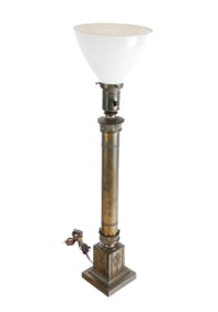 Brass Torchiere Lamp