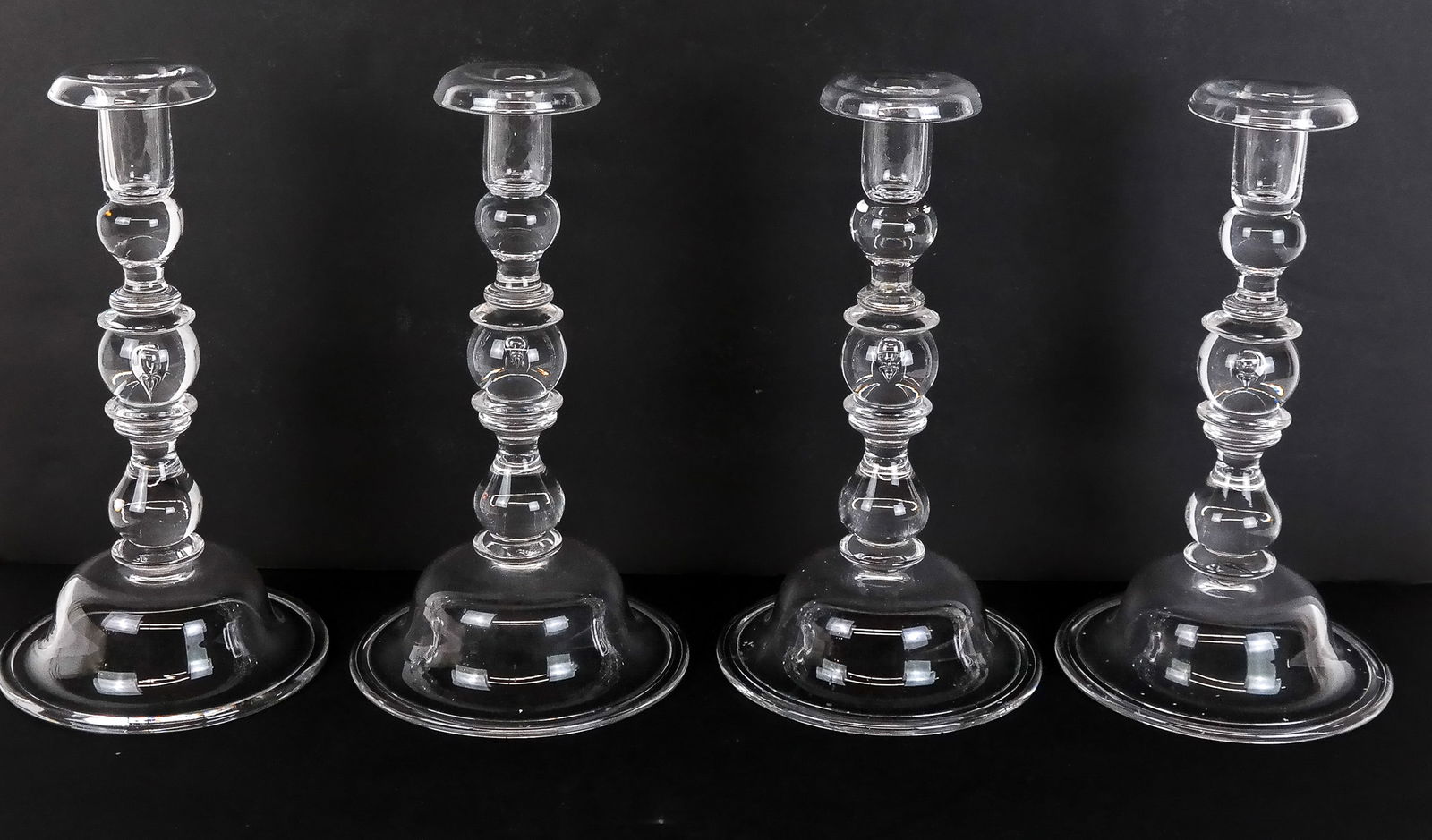 Steuben Crystal Candlesticks, 4 (1 of 9)