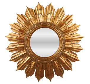 Gilt Sunburst Mirror
