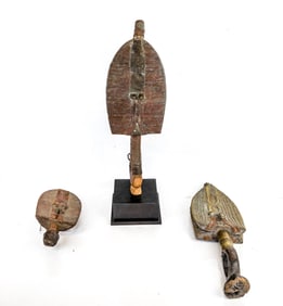 3 Mahongwe Kota Bwete Reliquary Guardian Figures