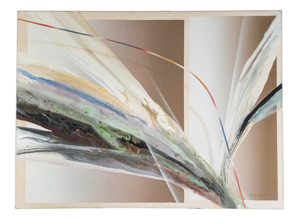 Elba ALVAREZ Abstract Acrylic on Canvas (1 of 14)