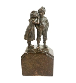 Julius Paul SCHMIDT-FELLING Bronze on Marble