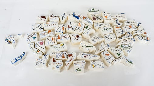 Parkcroft United States Porcelain Shakers, 50