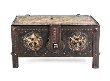 Alfred Daguet Art Nouveau Repousse Box