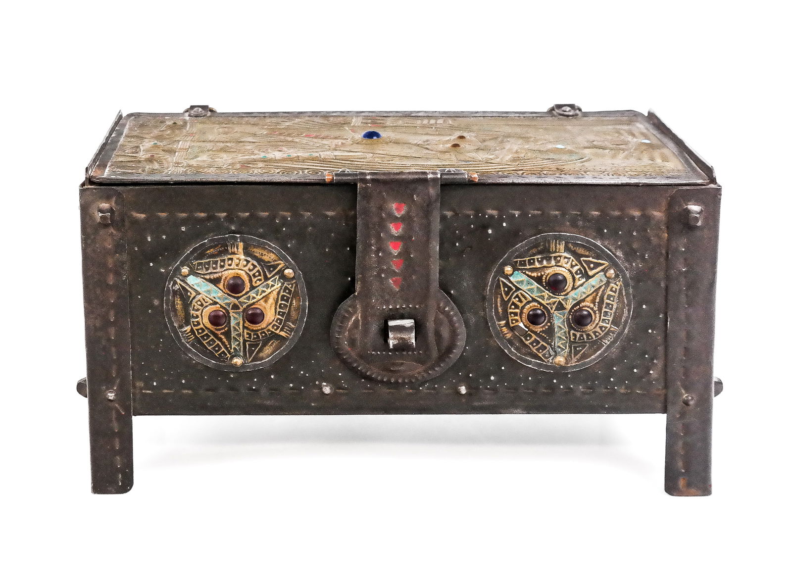 Alfred Daguet Art Nouveau Repousse Box (1 of 14)