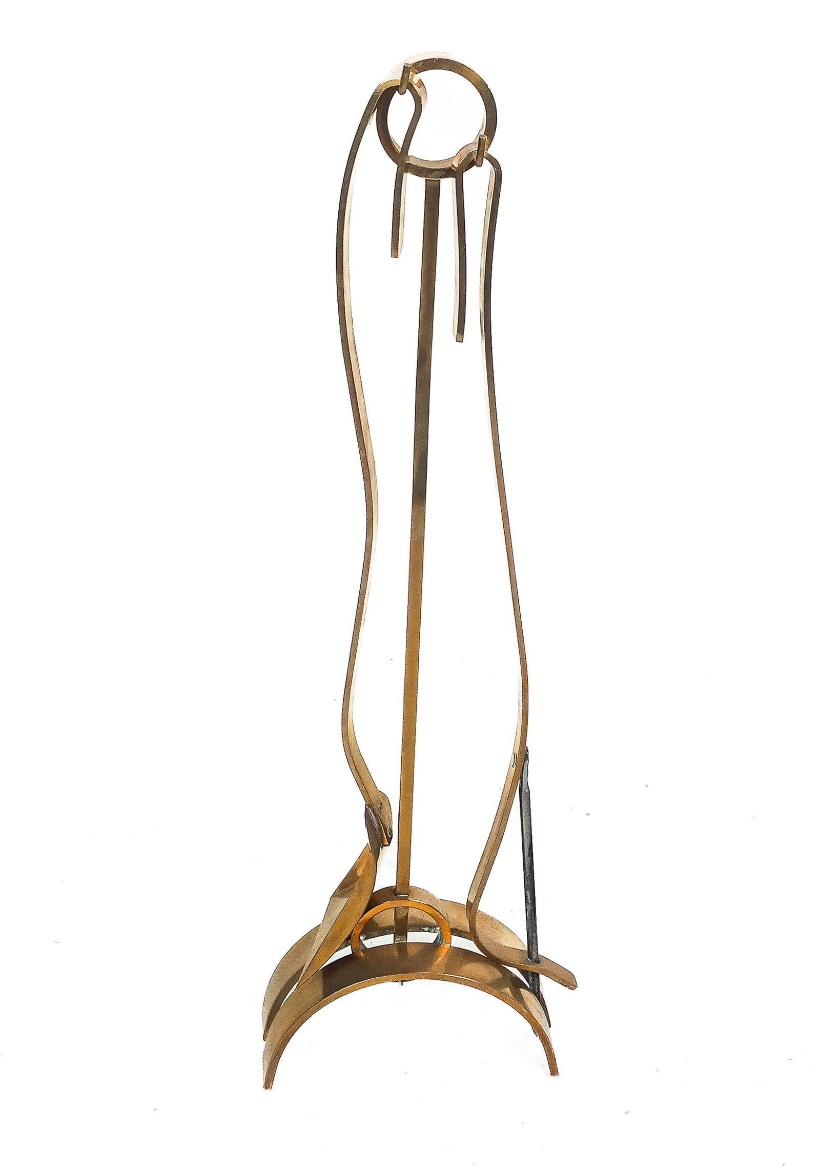 Mid-Century Modern Brass Fire Tools on Stand (1 of 8)