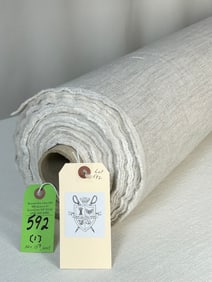 Linc's Silver Foil Linen Blended Fabric