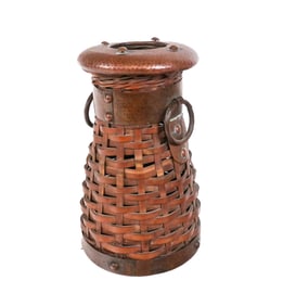 Dirk VAN ERP Copper Mounted Ikebana Basket