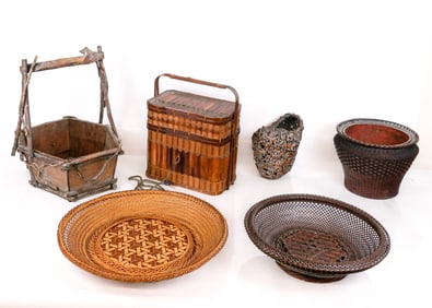 Japanese Bamboo Baskets and Other Articles, 6