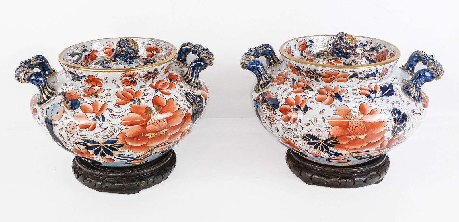 Masons Ironstone Pair of Imari Covered Tureens (1 of 18)