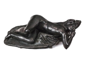 After Arturo MARTINI Bronze Reclining Nude