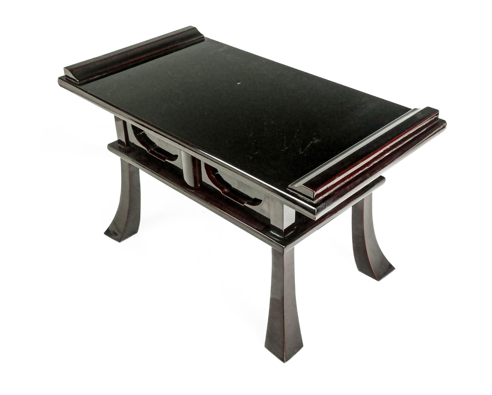 Japanese Lacquered Wood Tea Table (1 of 11)