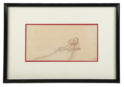 Fleischer Studio Popeye Pencil Drawing
