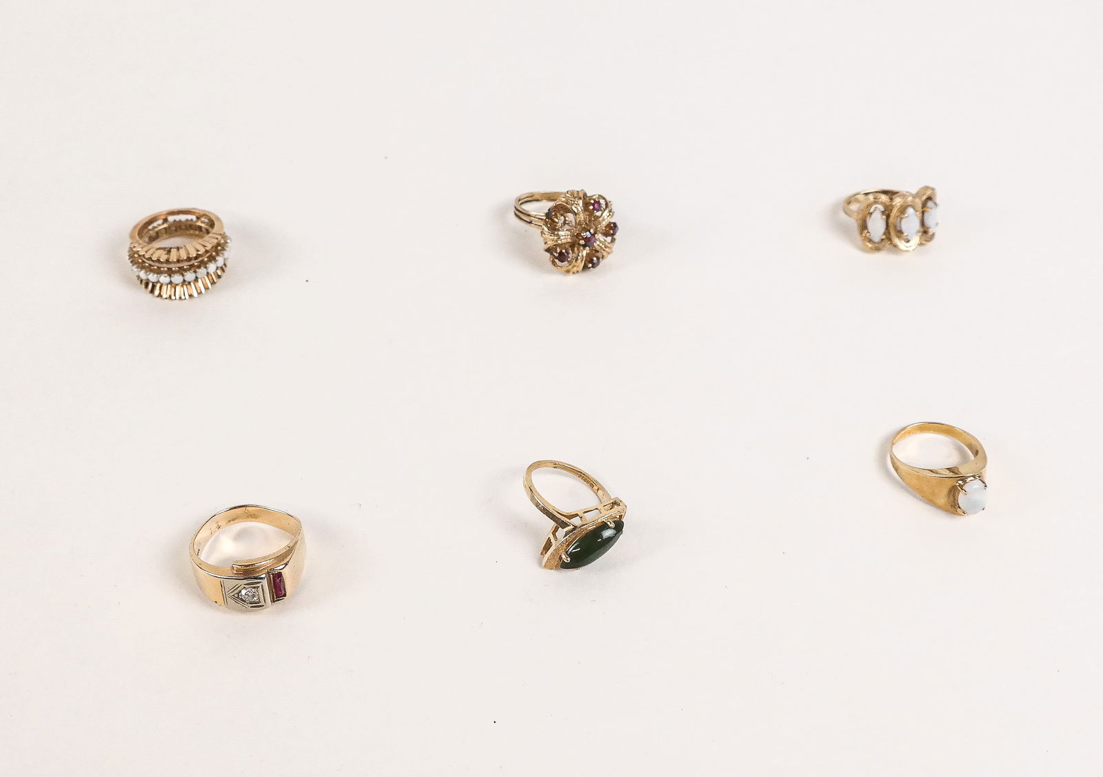 Assorted 14K Gold Rings, 6 (1 of 10)