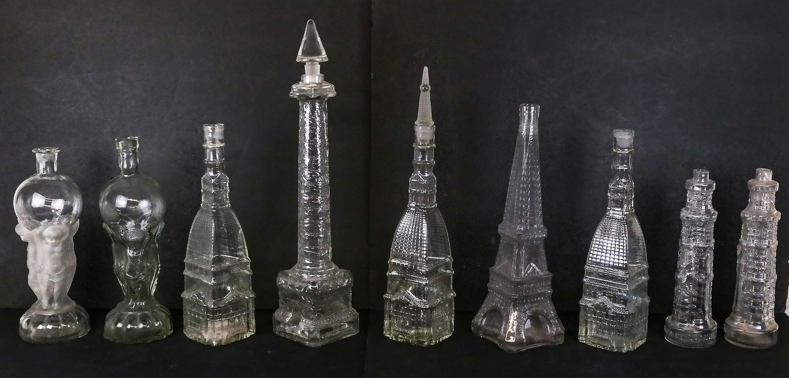 Pressed Glass Bottles/Decanters, 9 (1 of 13)