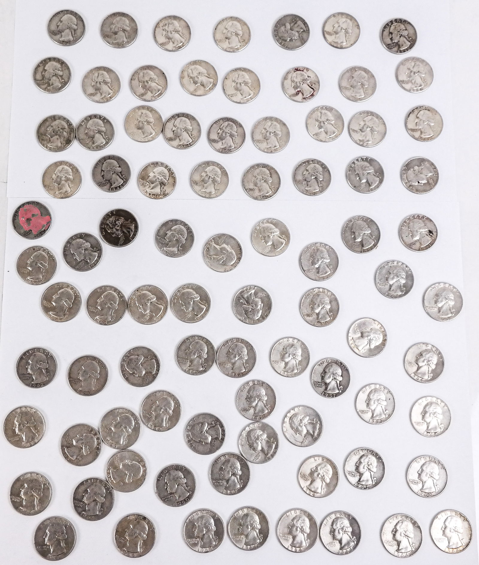 U.S. Silver Quarters, 84 (1 of 11)