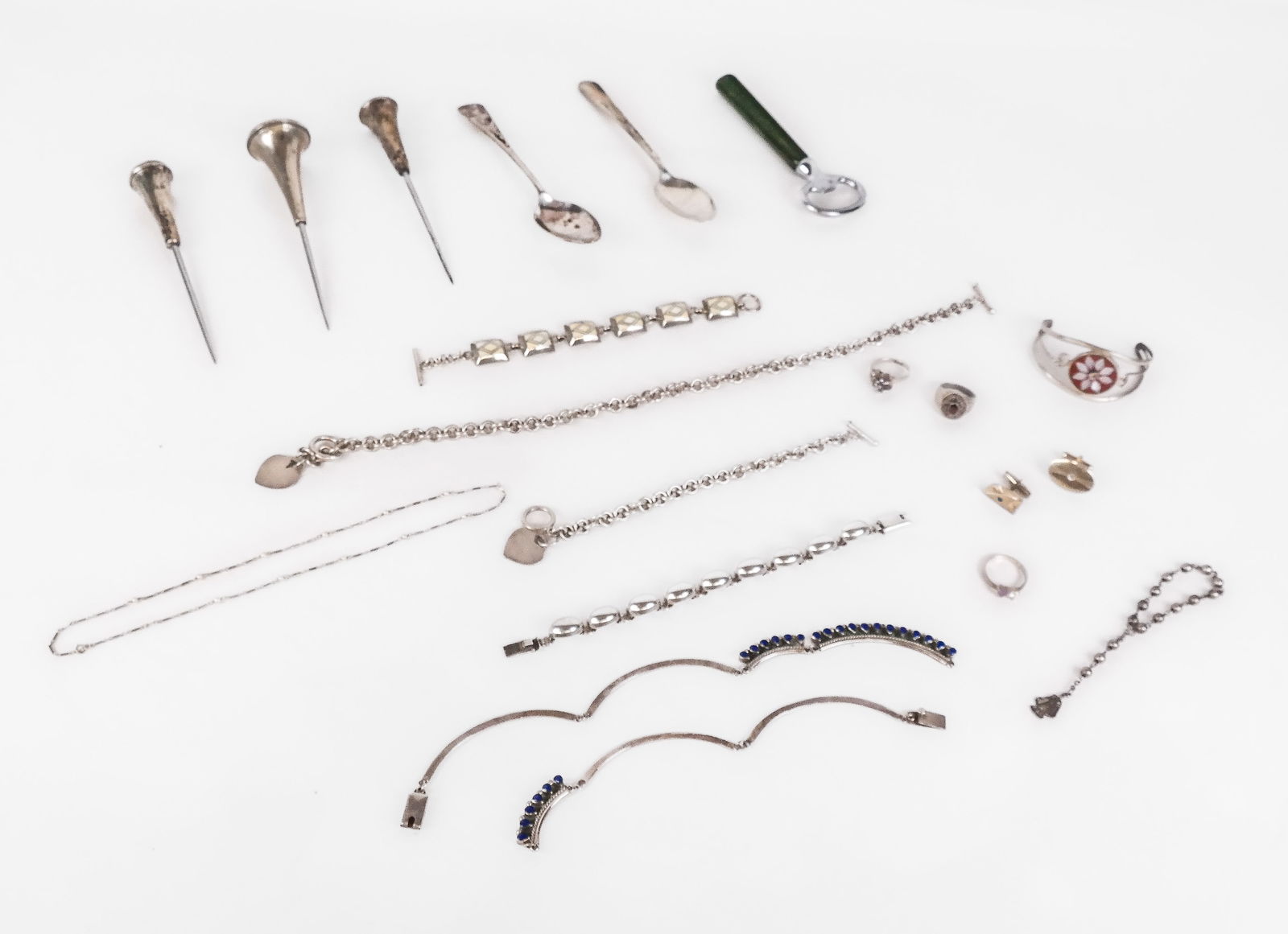 Assorted Sterling Silver And Silver Plate Items (1 of 8)