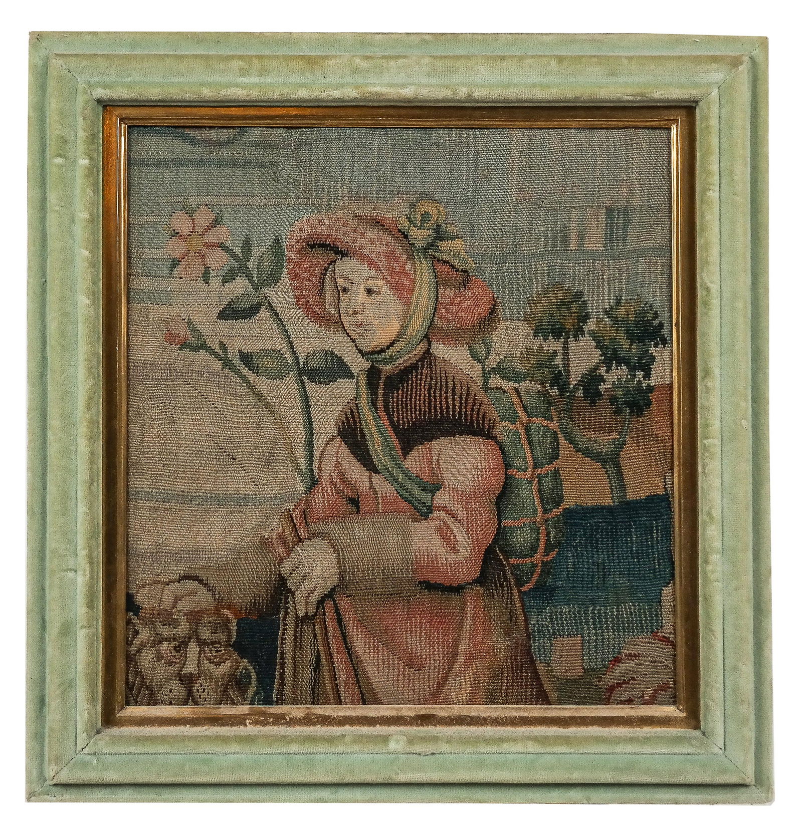 Framed Antique Aubusson Panel (1 of 8)