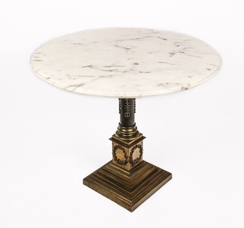 Italian Neoclassical Marble Top Center Table (1 of 8)