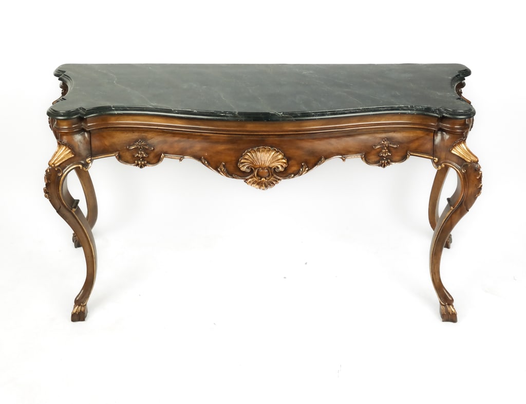 Venetian Rococo Gilded Fruitwood Console (1 of 7)