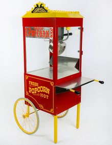 C. Cretors & Co. Painted Vending Popcorn Marchine