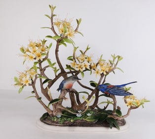 Boehm Limited Edition Figurine "Western Bluebirds"