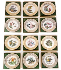 Boehm Lenox Annual Limited Edition Plates, 12