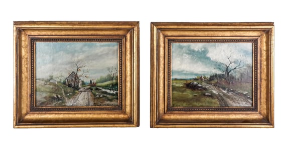 Two Oil on Canvas Landscapes