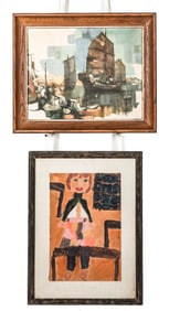 Two Modernist Paintings