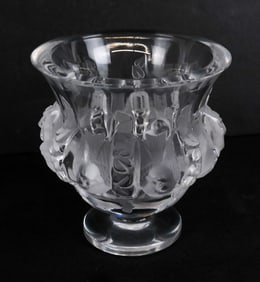 Lalique "Dampierre" Crystal Vase