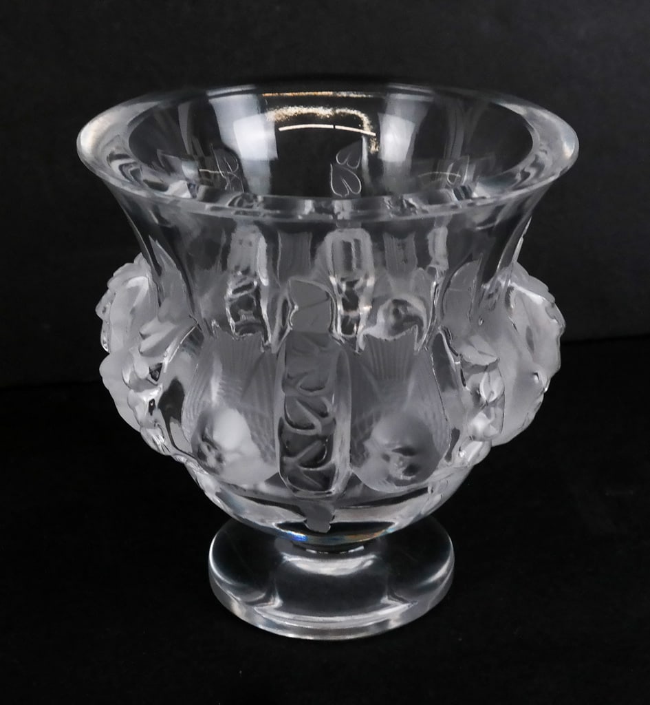 Lalique "Dampierre" Crystal Vase (1 of 8)
