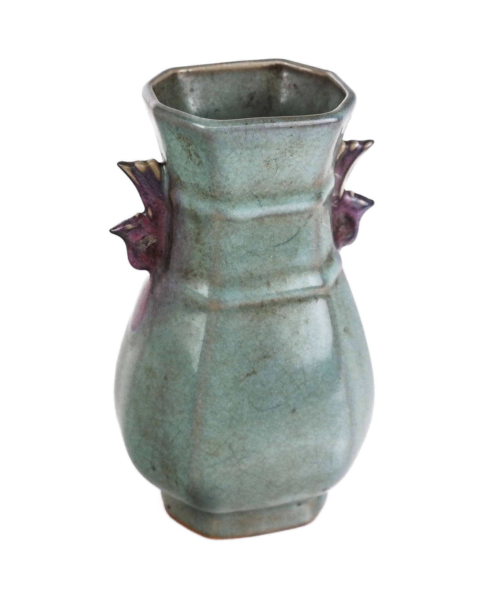 Chinese Qing Dynasty Two Handled Vase (1 of 11)