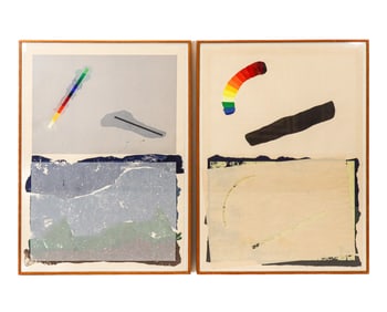 Tino ZAGO: 2 Abstract Serigraphs