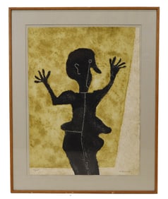 Rufino TAMAYO: "Personaje en Negro" - Print
