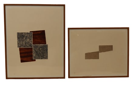 Stephen BUCKLEY: 2 Abstract Geometric Prints