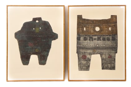 Margaret K. JOHNSON: 2 Relic Studies - Prints