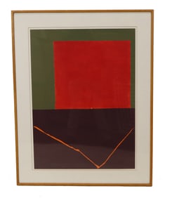 Theodoros STAMOS: Abstract Expressionist Print