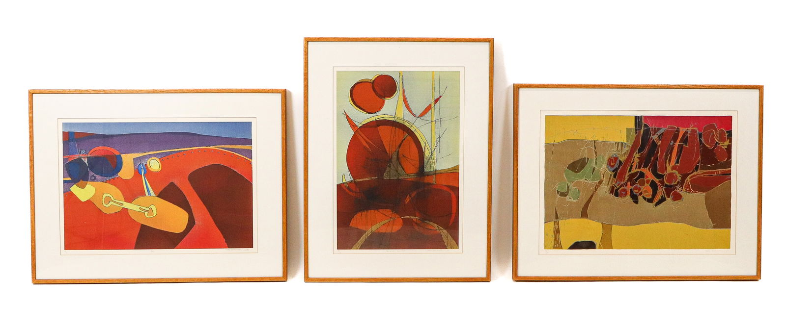 Fred SCHIMMEL: 3 Abstract Lithographs (1 of 19)