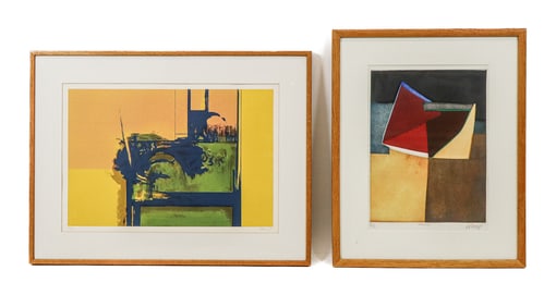 DORNY & BLOM: 2 Abstract Prints