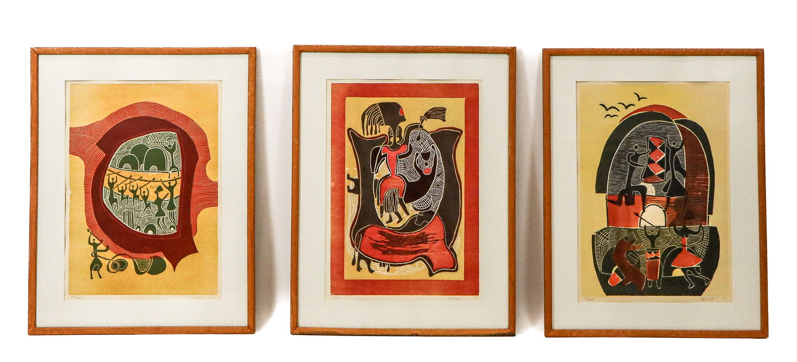 Lucky SIBIYA: "Umabatha" - 3 Woodcuts (1 of 18)